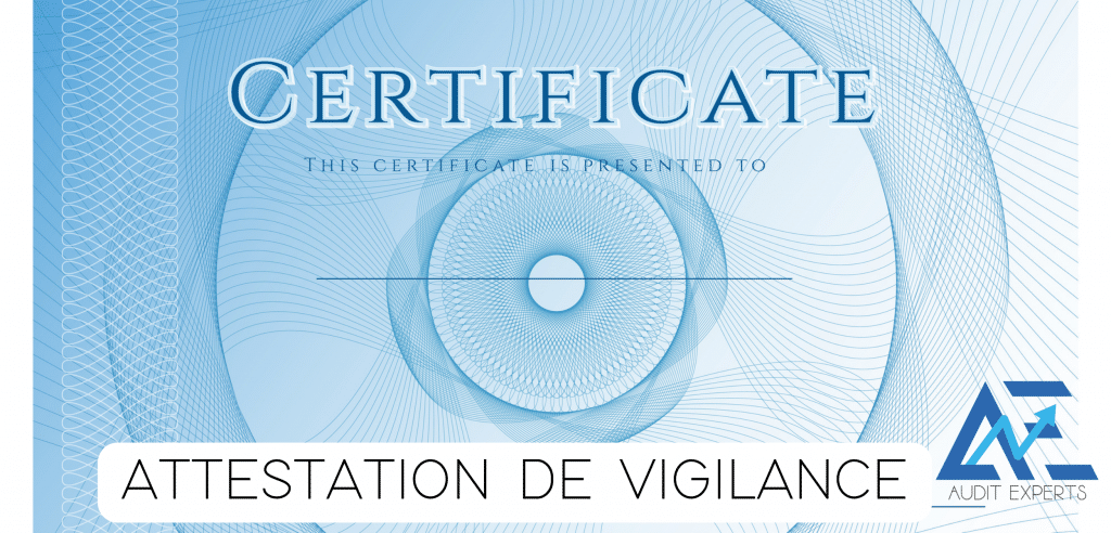 Attestation de vigilance