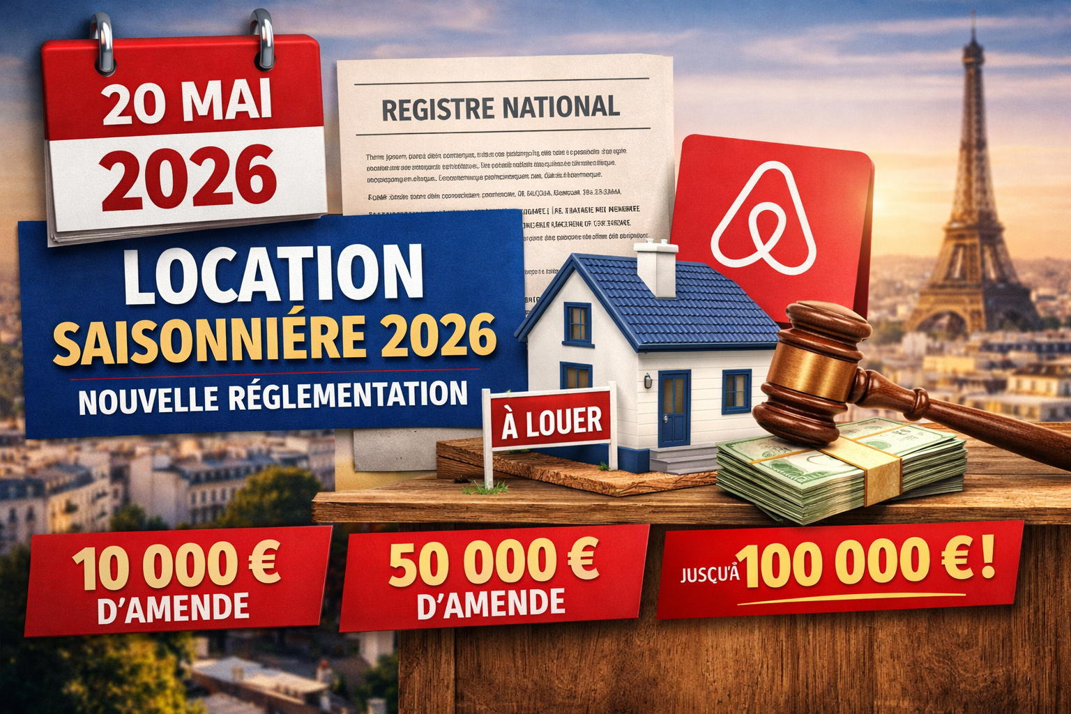 Lire la suite à propos de l’article Locations saisonnières : obligations, sanctions et stratégie pour éviter jusqu&rsquo;à 100000€ d&rsquo;amende